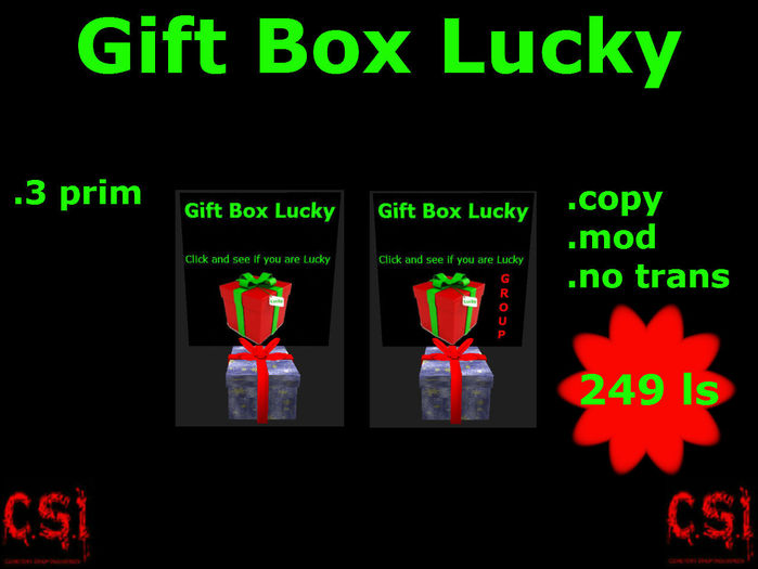 Gift Box Lucky (box)