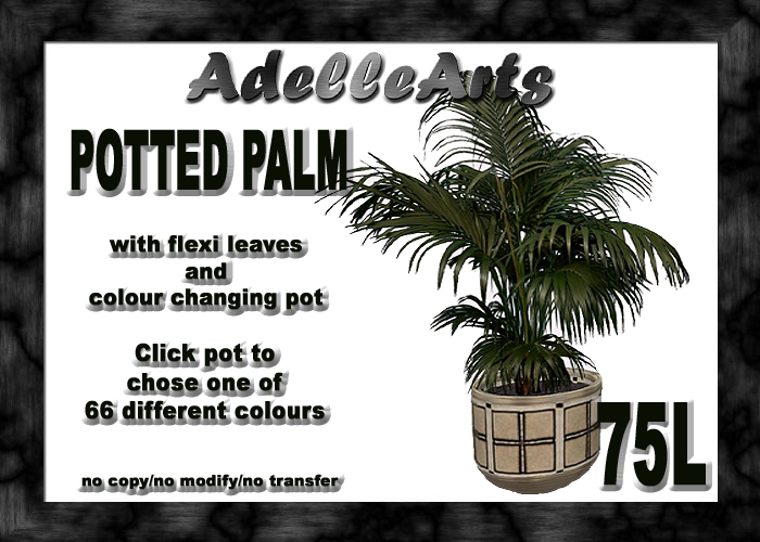 AdelleArts Potted Palm