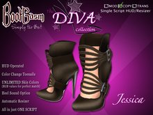 Bootgasm Diva Jessica Brown High Heels