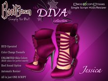 Bootgasm Diva Jessica Pink High Heels