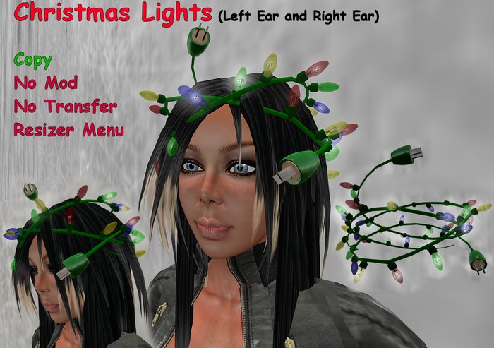 Christmas Lights Hair Accessory 1.0A (Box of)