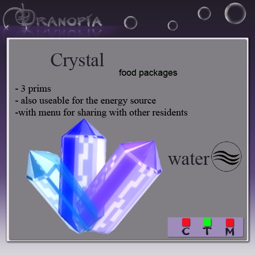 Dranopia 50 Water Crystal (birth element Water) 