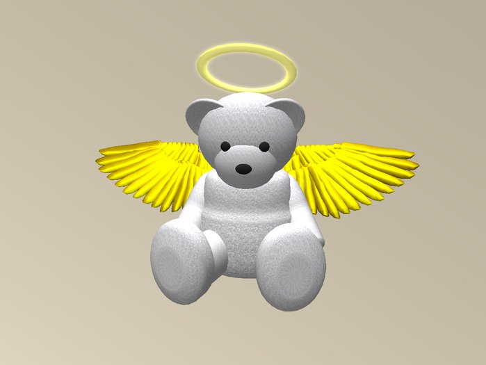 Gothic Christmas bear