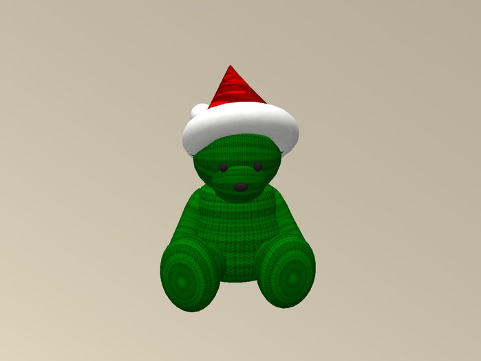 Merry Christmas Bear 2