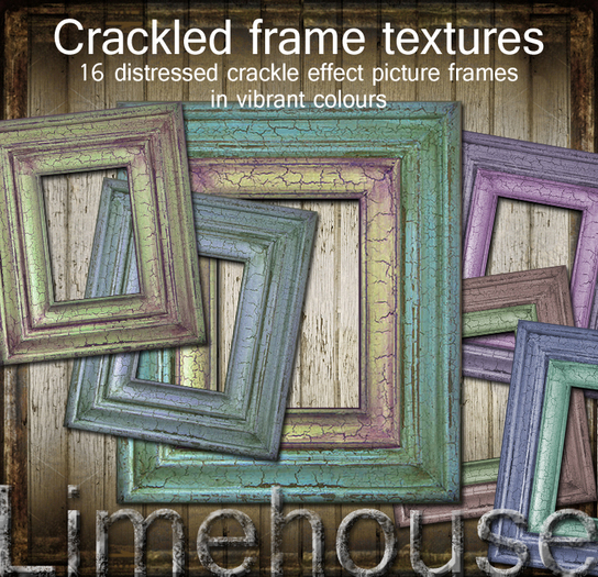 Crackled frames - textures