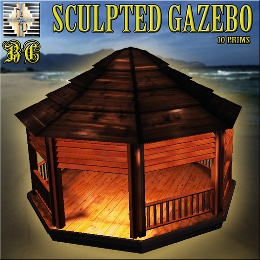 BC/Dev - Sculpted Gazebo Full Perm Kit
