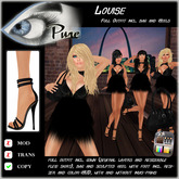 << PURE >> Louise in Black (full outfit incl. high heel)
