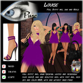 << PURE >> Louise in Purple (full outfit incl. high heel)