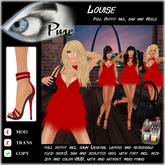 << PURE >> Louise in Red (full outfit incl. high heel)