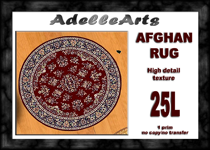 AdelleArts Afghan Rug