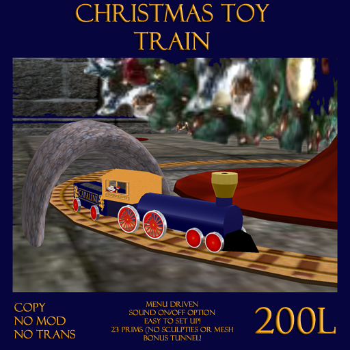 Capalini Christmas Toy Train (Boxed)