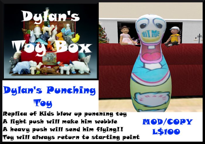 Dylan Punching Toy Package