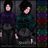 :::Sn@tch Cathedral Knit Ponchos:::