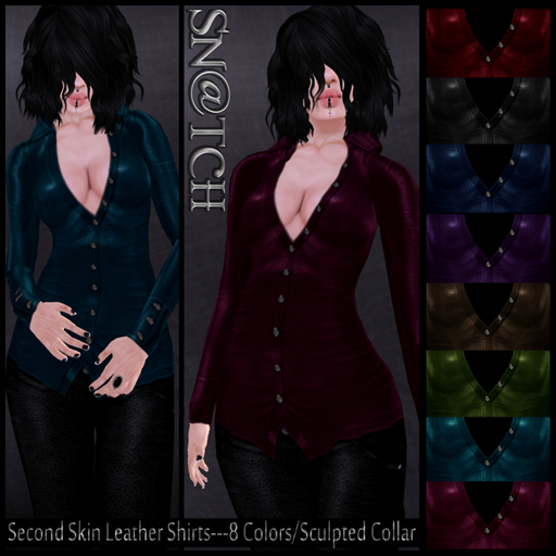 :::Sn@tch Second Skin Leather Shirts:::