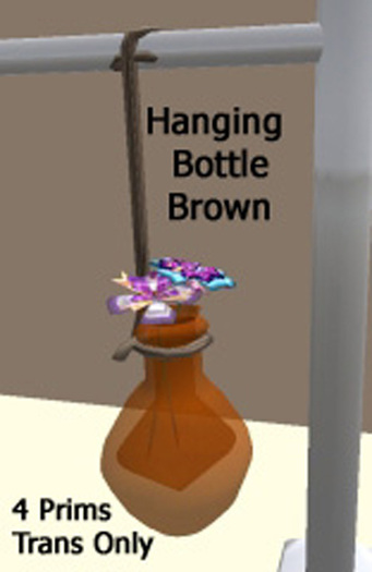Hanging Bottle - Brown