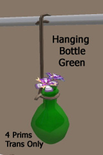 Hanging Bottle - Green