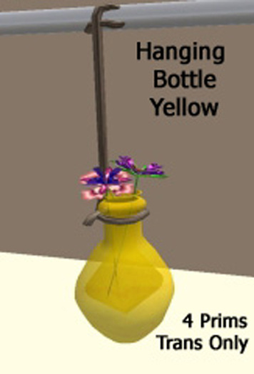 Hanging Bottle - Yellow