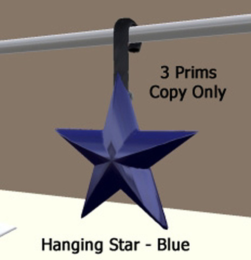 Hanging Blue Star 