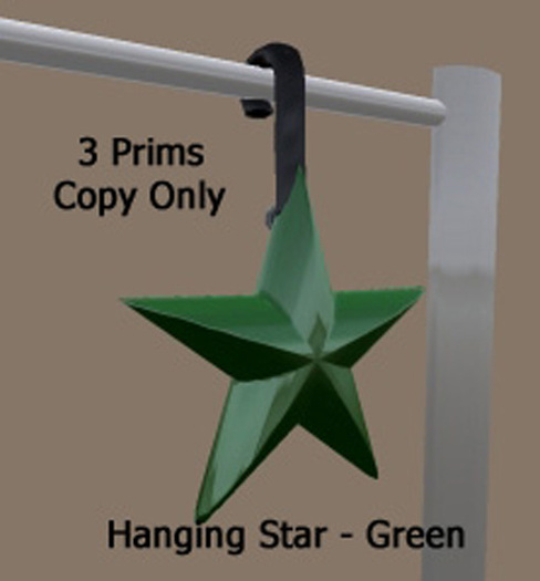 Hanging Star - Green
