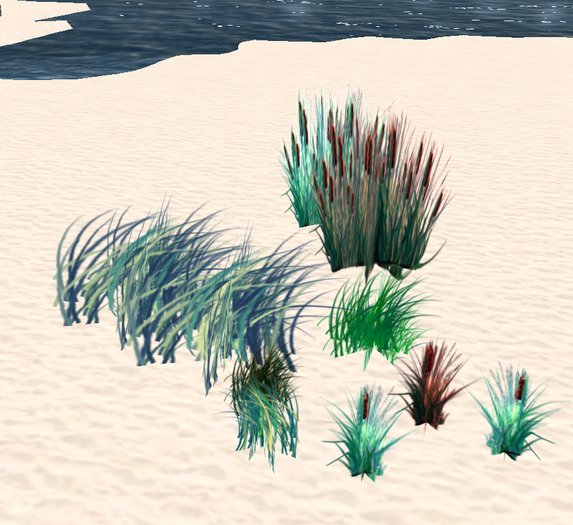Beach Grass 10 Times - 1 Prim Each
