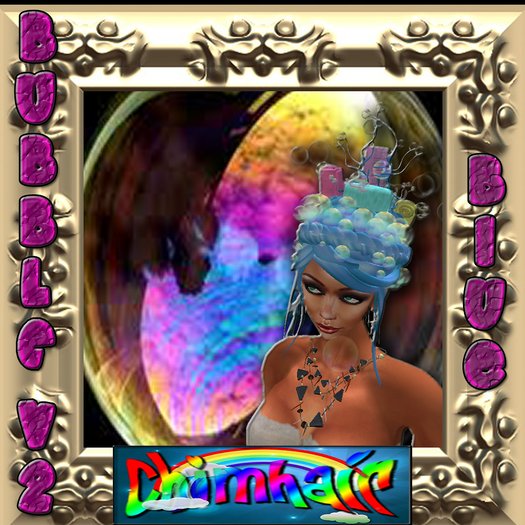 %.:ChimHair:.% Bubble v2 Blue