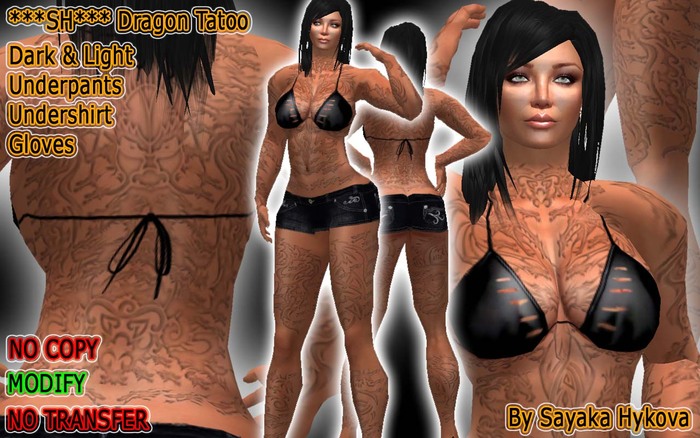 ***SH*** Dragon Tattoo - Full Body