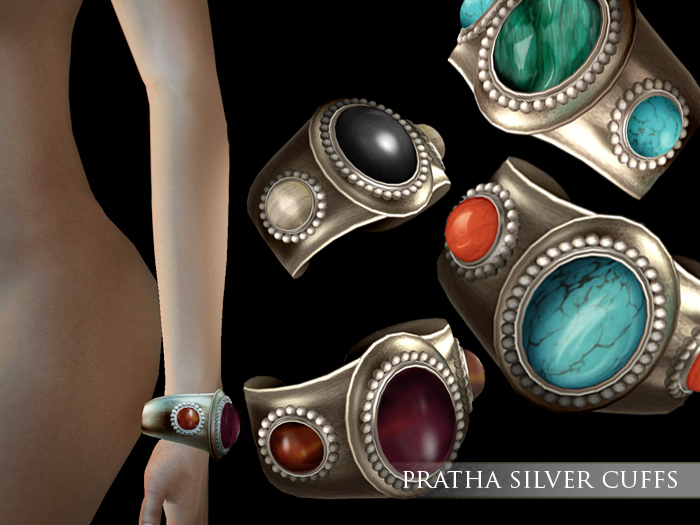 Zaara : Pratha silver cuff *FATPACK*