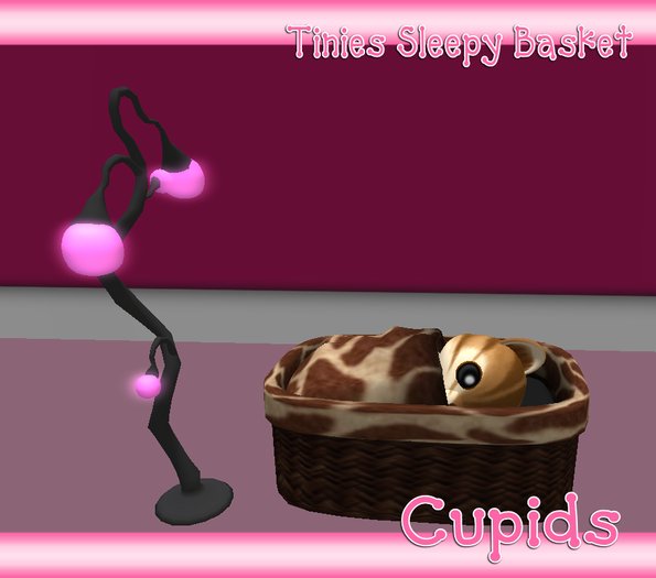CUPIDS ADORABLES Giraffe SLEEPY BASKET