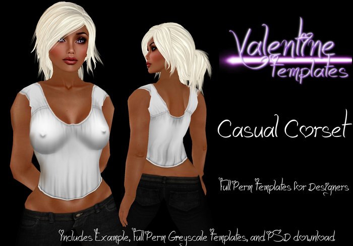 *VT* - Casual Corset Template 