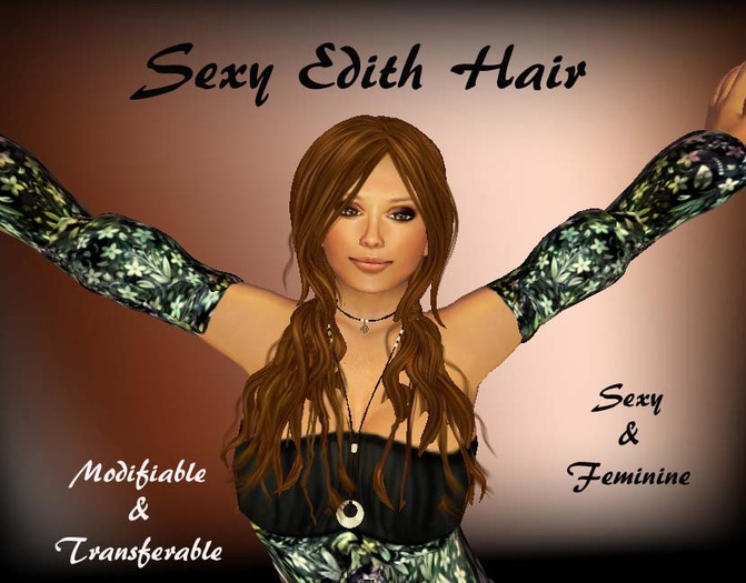 Edith Long Hair, sexy, sweet feminine hairstyle