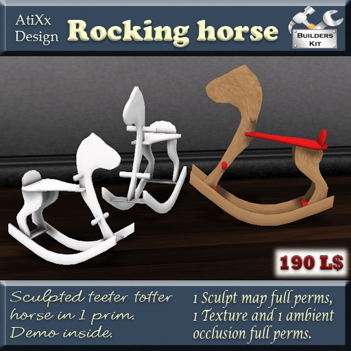 Rocking Horse (sculpted full perms)