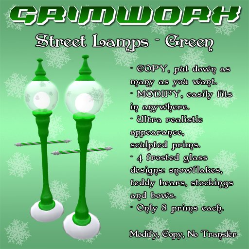 GRIMWORX Street Lamps - Green