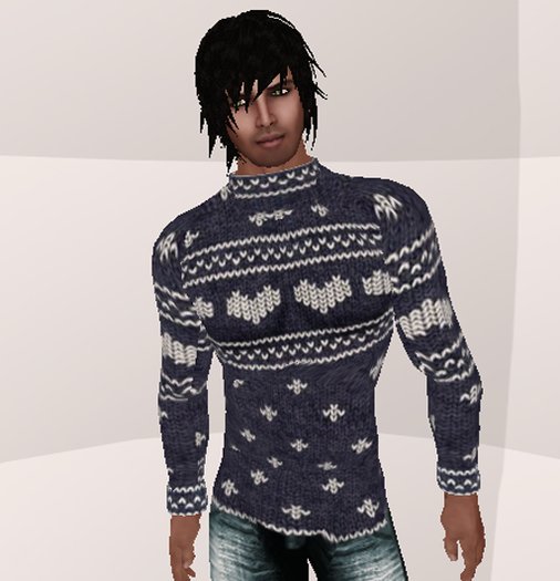 Quality Knitted Winter Sweater Jumper Top w collar & cuffs