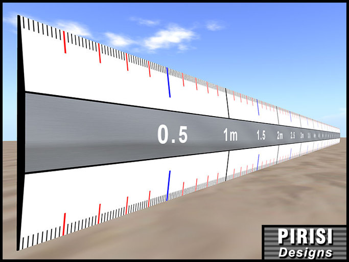 PIRISI - High Precision Builders Ruler - 10m
