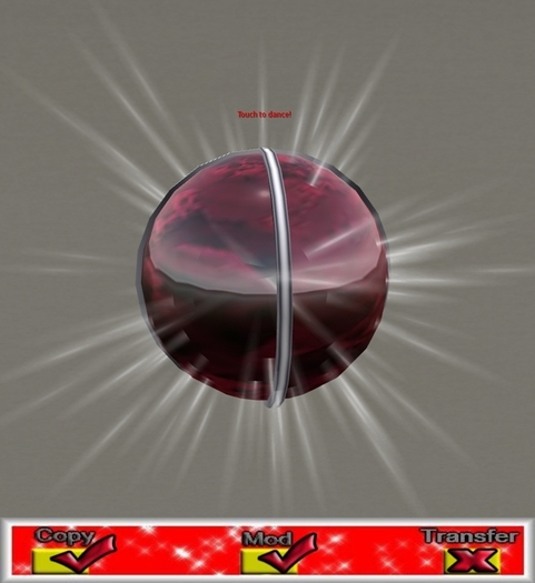 Red Shine Dance Ball