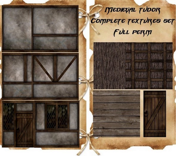 Medieval, tudor, complete textures set