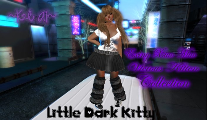 little dark kitty M