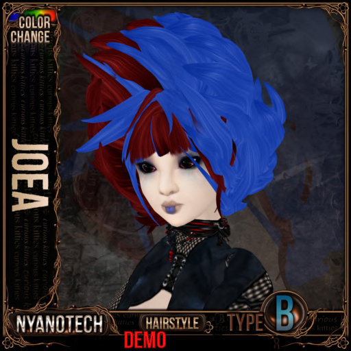 =^.^= Curious Kitties - Color Change Hair - Nyanotech [Type B] - Joea V3 DEMO