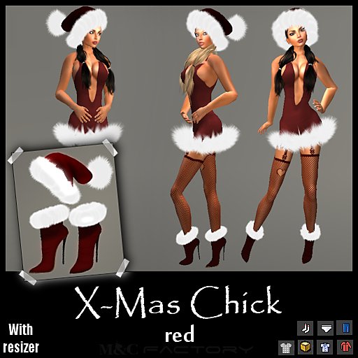 M&C FaCtOrY X-MAS Chick - red [PROMO]