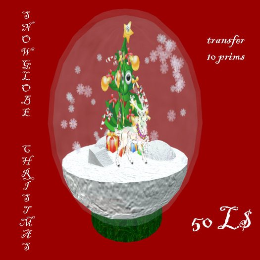 Schneekugel "christmas" 