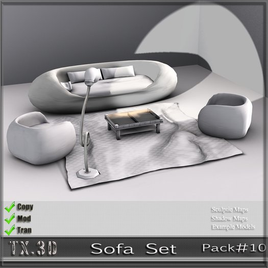 TX 3D :: Sofa Set 10