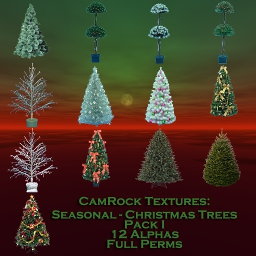 CamRock Textures - Christmas Trees