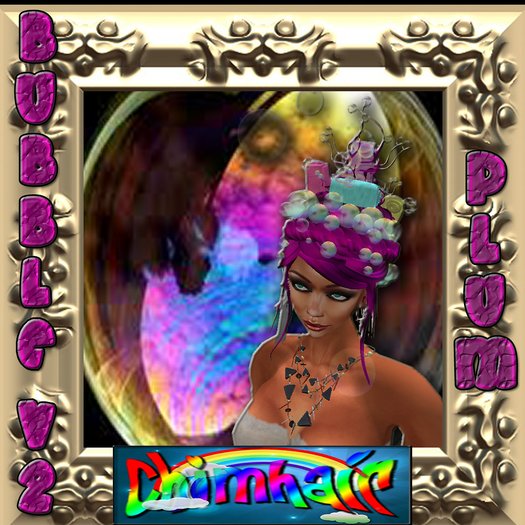 %.:ChimHair:.% Bubble v2 Plum