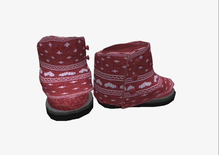 Knit Uggy red