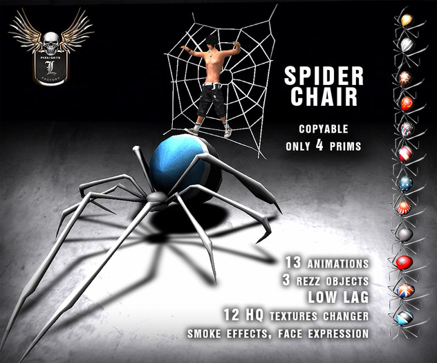 PIXLIGHTS FACTORY SPIDER CHAIR SPECIAL OFFER