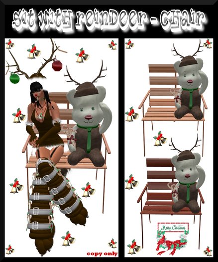 T&C Sit With  Reindeer Chair ( Christmas ) 2