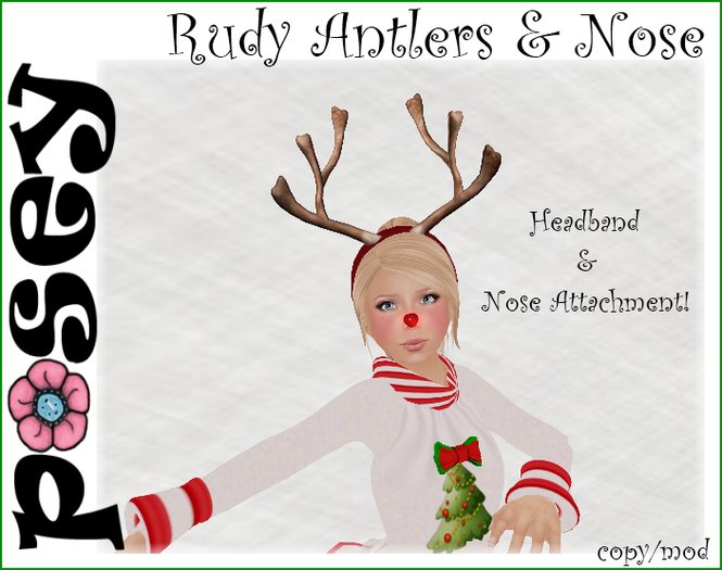 ~Posey~Rudy Antlers & Nose