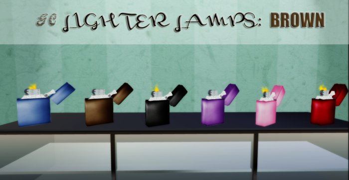 .::.G.C Lighter Lamp.::.-Brown