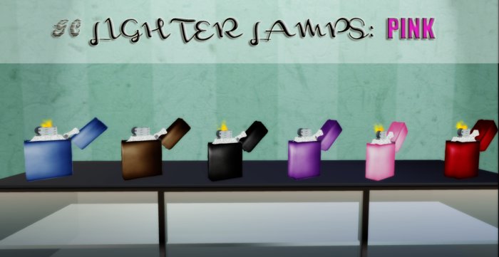 .::.G.C Lighter Lamp.::.-Pink