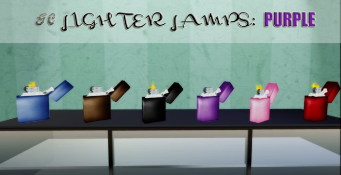 .::.G.C Lighter Lamp.::.-Purple